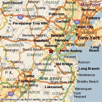 Edison, New Jersey Area Map & More