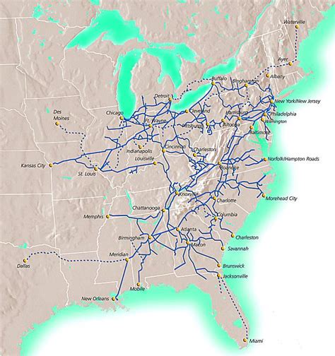 Norfolk Southern System Map