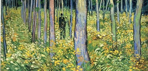 Undergrowth with Two Figures, 1890 - Vincent van Gogh - WikiArt.org