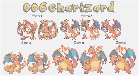 Charizard Evolution Chart