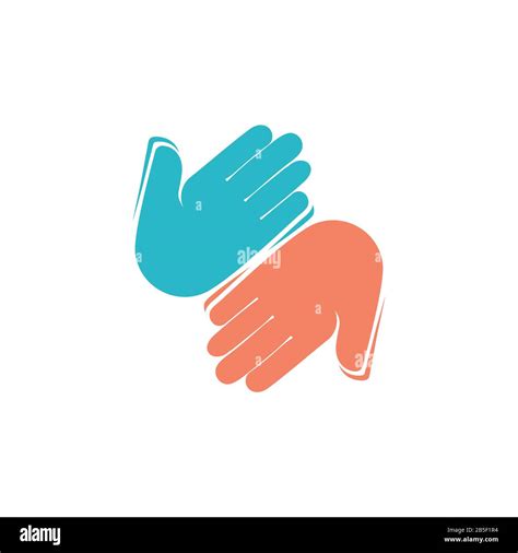 hi hand gesture symbol logo vector Stock Vector Image & Art - Alamy