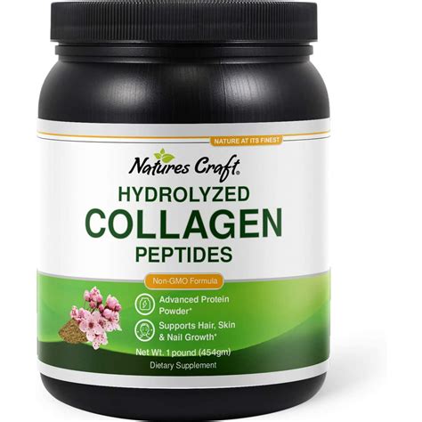 Hydrolyzed Collagen Peptides Protein Powder - Multi Collagen Protein ...