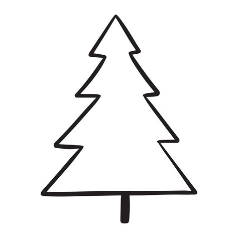 Christmas Tree Drawing Vector Art, Icons, and Graphics for Free Download