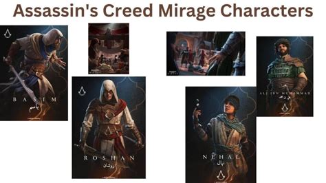 Assassin's Creed Mirage Characters - AC Mirage