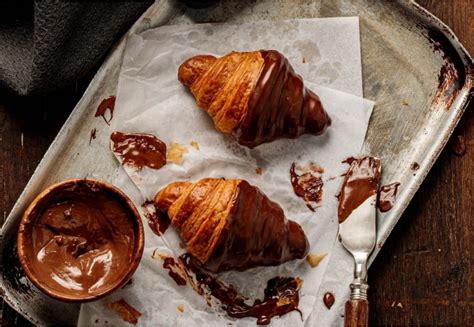 Dipped Chocolate Croissant Mini