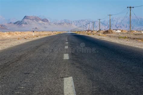 Road in Iran stock image. Image of mountain, east, straight - 266588665