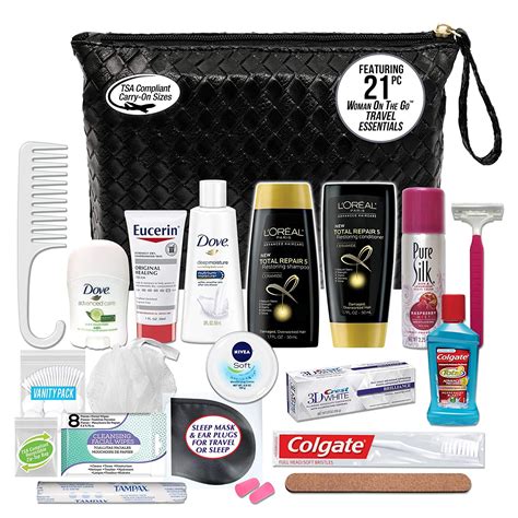 Convenience Kits International Women’s Premium 21-Piece Kit with Travel ...