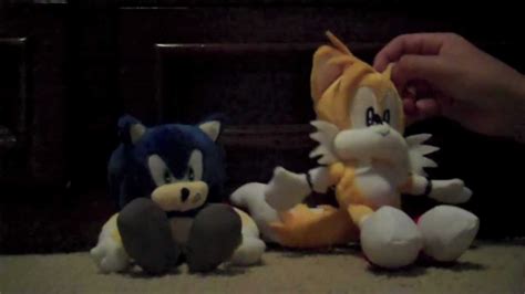 Jazwares 20th Anniversary 7inch Classic Tails and Modern Sonic Plush ...