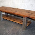 Reclaimed Barn Wood Coffee Table - TheBestWoodFurniture.com