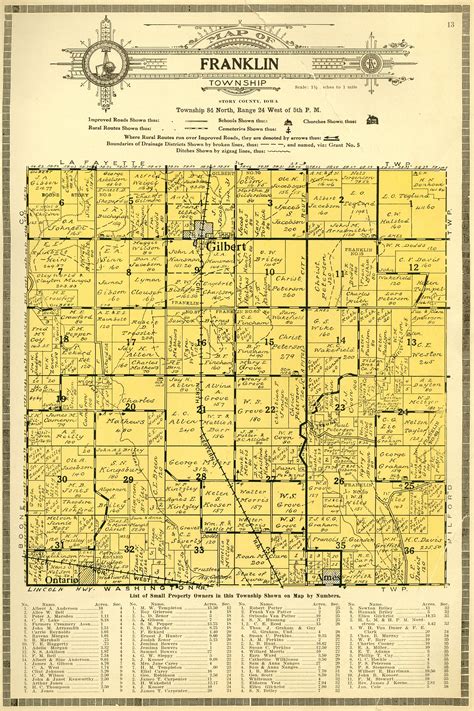 1919 Standard Atlas of Story County, Iowa | Ames History Museum