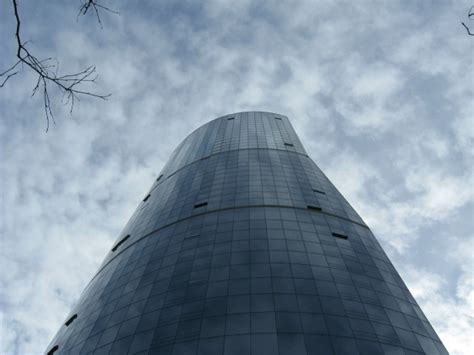 Steel Curved Skyscraper Reaches Sky Free Stock Photo - Public Domain ...