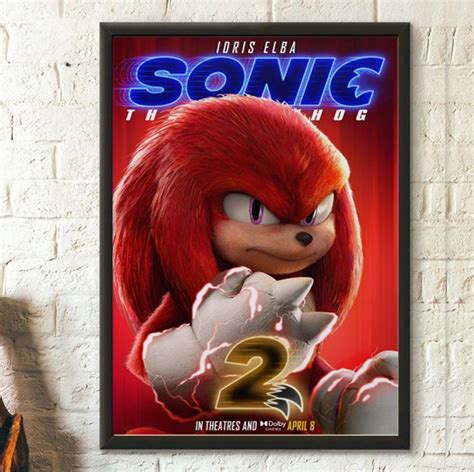 Sonic The Hedgedog 2 movie poster,Sonic 2 Wall Poster,Wall Decor Sonic ...