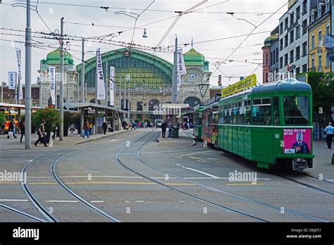 City center trams, Basel, Switzerland, Europe Stock Photo: 55725293 - Alamy