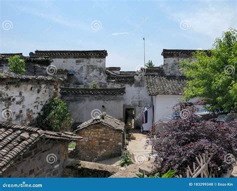 Huipai Architecture, Huipai Villages, Fireproof Eaves of Old Houses Stock Photo - Image of ...