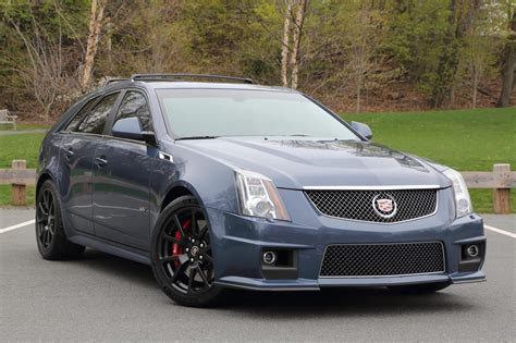 35k-Mile 2013 Cadillac CTS-V Wagon 6-Speed for sale on BaT Auctions ...