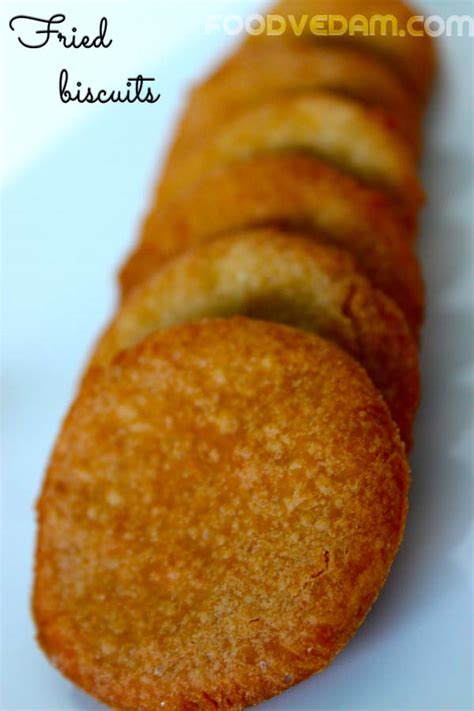 Fried Biscuits- Maida egg biscuits - Foodvedam