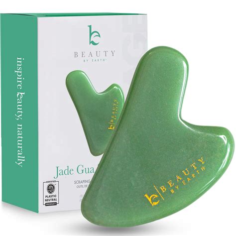 Buy Jade Gua Sha Stone - Face Sculpting Tool, Guasha Tool for Face, Gua ...