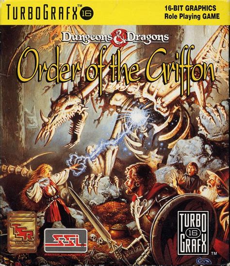 Order of the Griffon (1992) TurboGrafx-16 box cover art - MobyGames