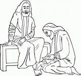 Jesus Helping Others Coloring Pages sketch template