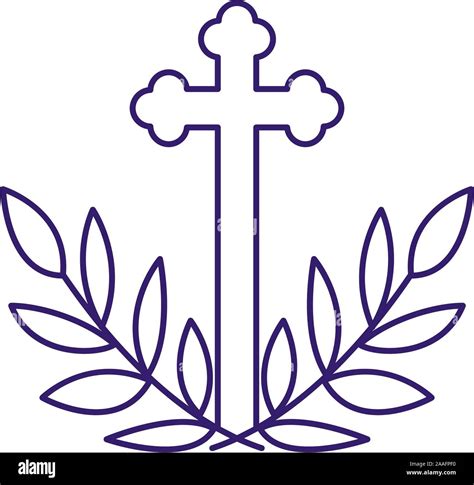 Isolated cross line vector design Stock Vector Image & Art - Alamy