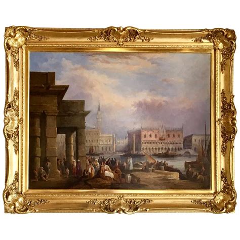 "The Doge's Palace, Venice" Painting Oil on Canvas at 1stdibs