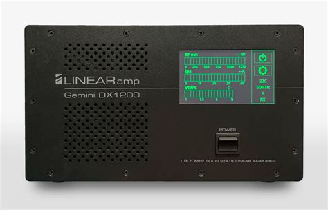 Gemini DX1200 1.8-72MHz Solid State Linear Amplifier - The DX Shop Limited