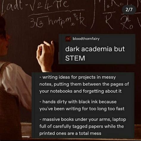 stem dark academia in 2021 | Dark academia aesthetic quotes, Words ...