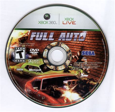 Full Auto (2006) Xbox 360 box cover art - MobyGames