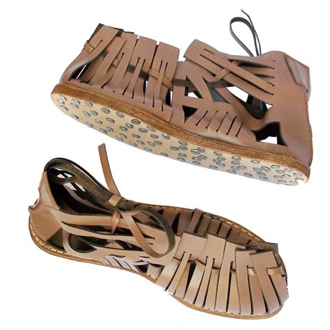 Medieval Roman Leather Caligae Sandals