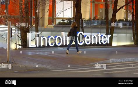 Lincoln center in New York - NEW YORK CITY, USA - FEBRUARY 14, 2023 ...