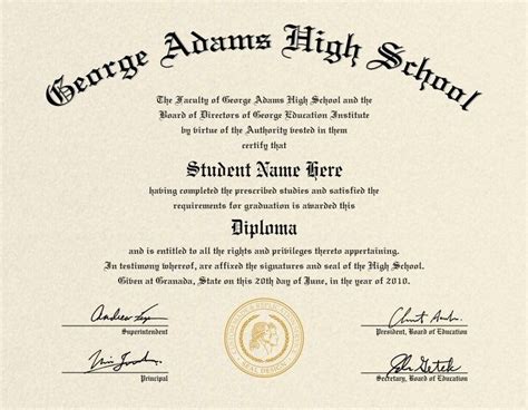 60+ FREE High School Diploma Template - Printable Certificates!! School Certificates, Printable ...