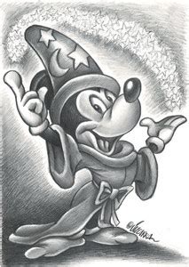 Sorcerer Mickey Drawing at PaintingValley.com | Explore collection of Sorcerer Mickey Drawing