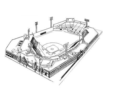 Get This Baseball Field Coloring Pages to Print 84628