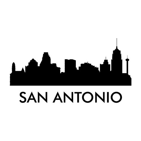 San Antonio Skyline Vector at GetDrawings | Free download