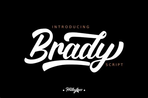 Brady Font | dafont.com