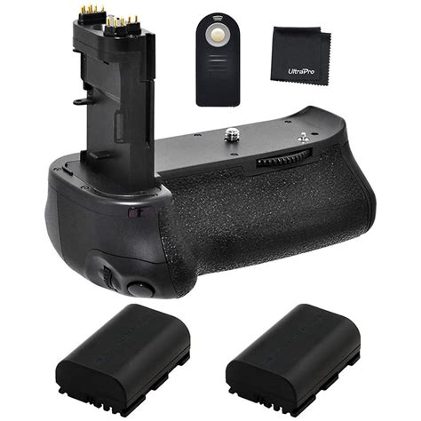 Battery Grip Bundle F/Canon EOS 70D, EOS 80D and EOS 90D: Includes BG-E14 Replacement Grip, 2-Pk ...