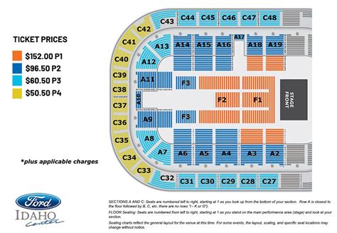 Ford Amphitheater Vail Seating Chart