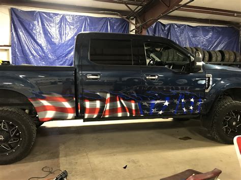 American Flag Truck Wrap | Xtreme Digital GraphiX