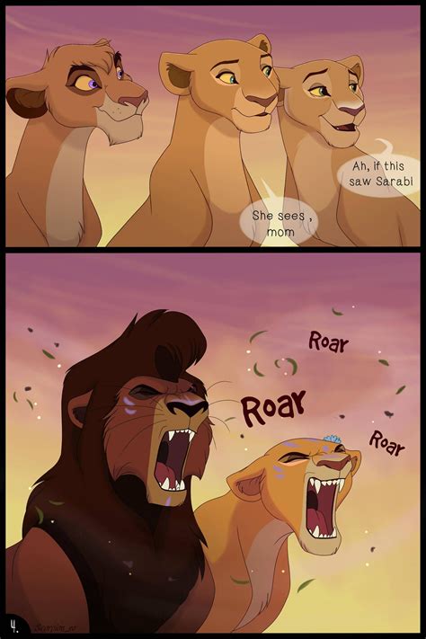 It's a comic book about new rulers pride - Kovu and Kiara | Lion king pictures, Lion king ...