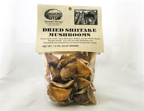 Dried Shiitake Mushrooms | Persimmon Hill Farm