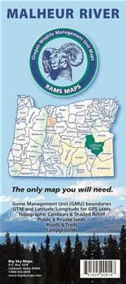 RAMS Malheur River GMU Map - Oregon