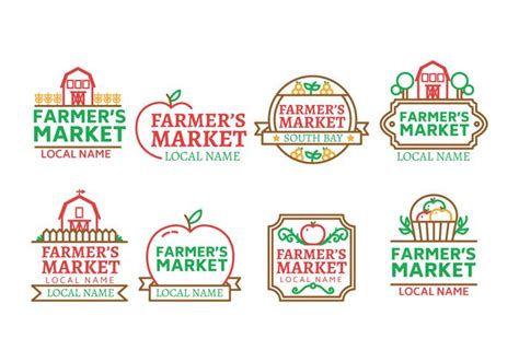 Farmers market logo vector 193034 Vector Art at Vecteezy