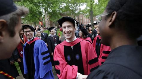 Mark Zuckerberg delivers Harvard commencement speech