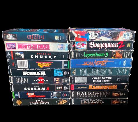 CHOOSE ONE Horror Scary Movie 1980s 1990s Vintage Tape VHS - Etsy