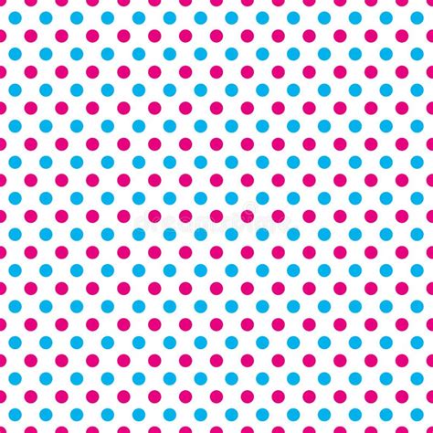 Seamless Polka Dot Pattern Background Stock Illustration - Illustration of decorative, circle ...