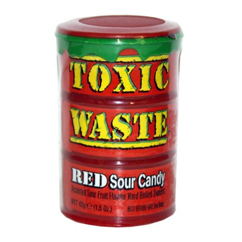 Toxic Waste Red Sour Candy (3) • Master Henry's Emporium of Sweets