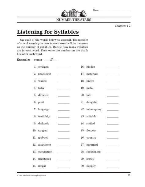 Syllables interactive and downloadable worksheet. You can do the ...