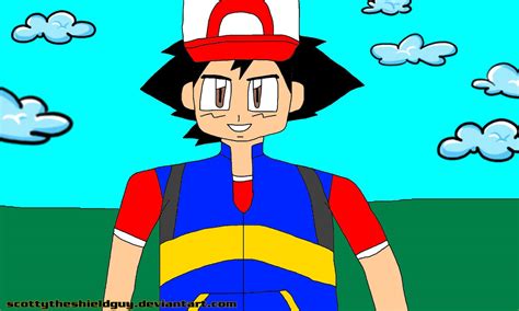 Ash Ketchum In Future Generation Outfit by scottytheshieldguy on DeviantArt