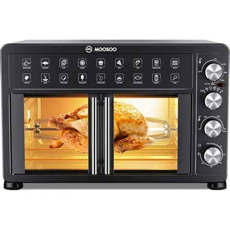 MOOSOO Large Air Fryer Oven, 30QT Toaster Convection Oven Countertop ...