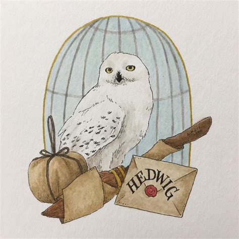 A loyal friend... #hedwig #harrypotter #31daysofharrypotter ...